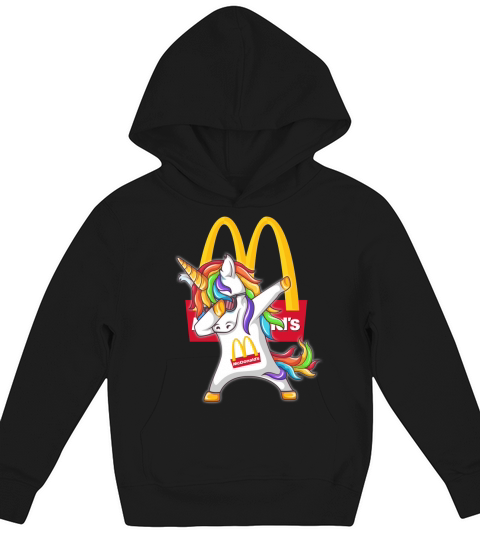 Dabbing licorne de McDonald Kids Hoodie