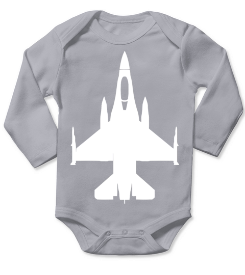 F16 Vertical Long Sleeve Baby One-Piece
