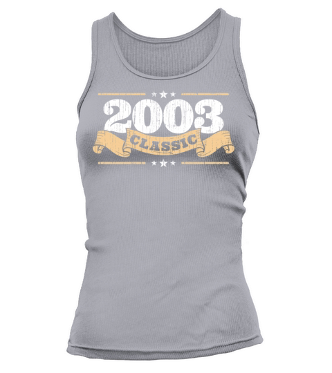 Anniversary 2003 Classic Matching Couple Distresse Women's Tank Top