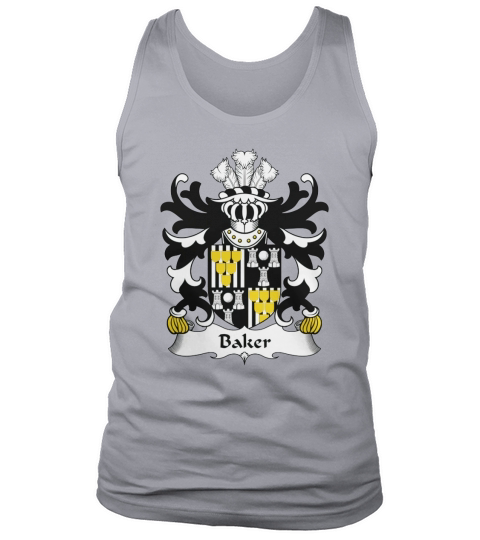 Baker Family Crest Welsh Family Crests Tank Top Unisex