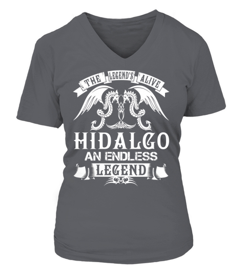 HIDALGO Shirts - The Legend is Alive HIDALGO An Endless Legend Name Shirts V-neck T-Shirt Woman