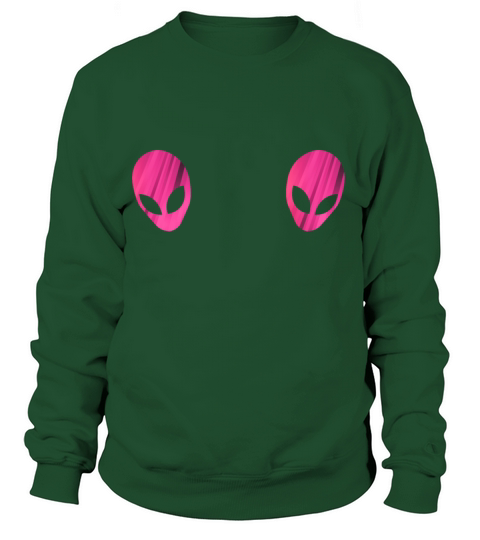 GREY HEAD Alien Sci-Fi Space Gift For UFO Lover Women's Sweatshirt