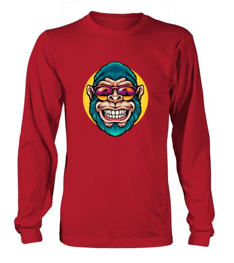 Gorilla head - Gorilla male - Monkey Ringleader Women's Long Sleeve