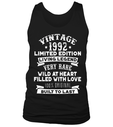 Vintaged 1992 Living Legend Built To Last Men's Tank Top