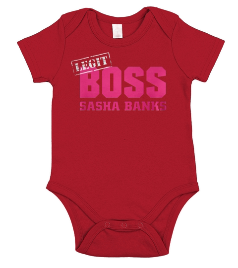 WWE Sasha Banks Logo Legit Boss - Coffee Mug (colored) Short Sleeve Baby One-Piece