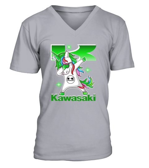 kawasaki unicorn V-Neck T-shirt
