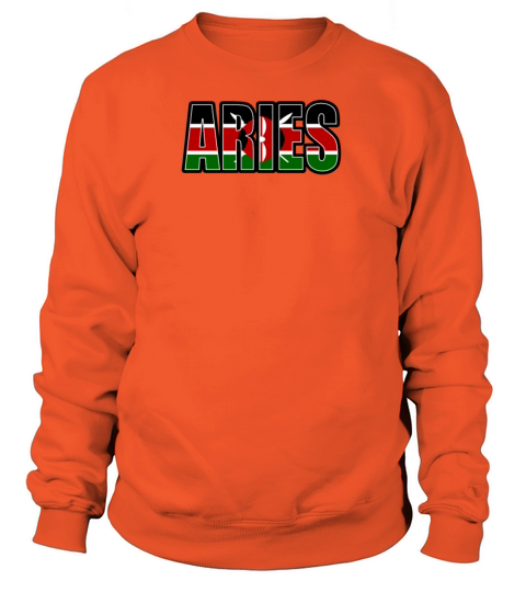 Aries Kenyan Horoscope Heritage DNA Flag Women's Sweatshirt