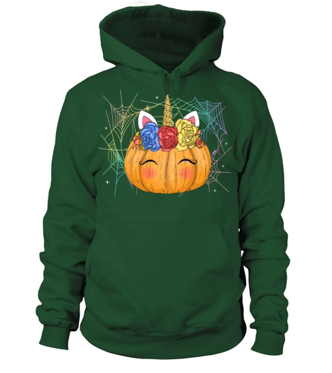 Women Halloween Unicorn pumpkin Men's Hoodie