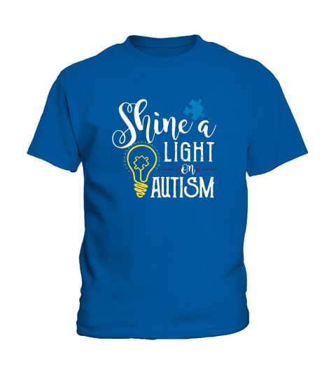 Shine a light on autism Kids T-Shirt