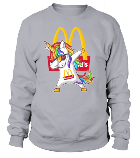 Dabbing licorne de McDonald Sweatshirt Unisex