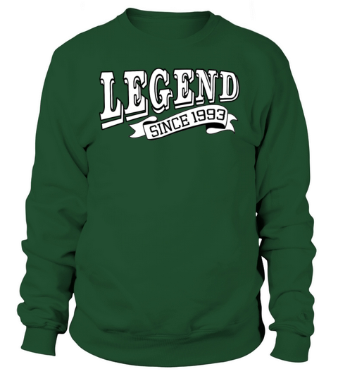 Funny Happy Birthday Design Legend Since 1993 Women's Sweatshirt