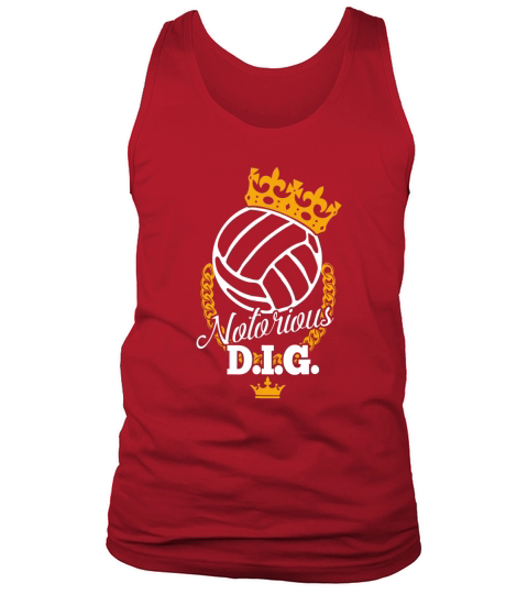 Funny Volleyball Notorious DIG Tank Top Unisex