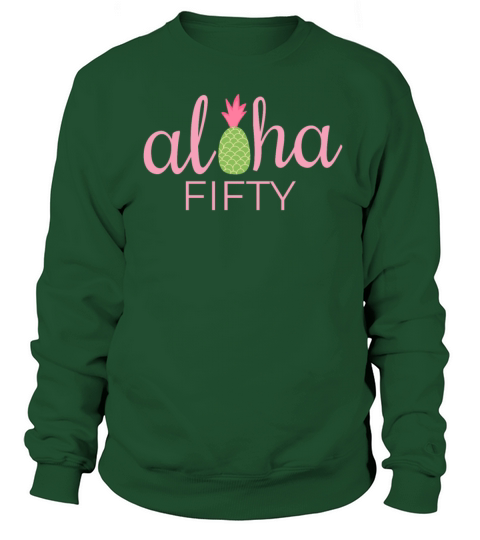 50th Birthday Aloha Beach Tropical Vacation Party Women's Sweatshirt