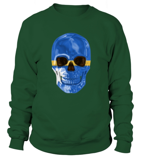 Skull Flag Of Nauru Women's Sweatshirt