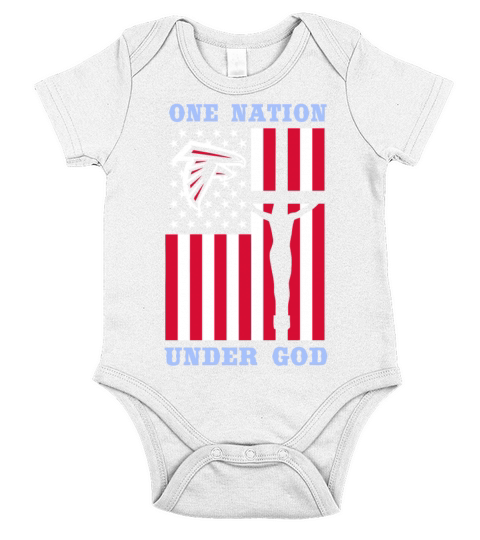 One Nation Under God Short Sleeve Baby One-Piece