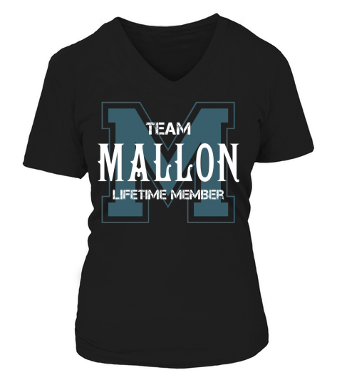MALLON Shirts - Team MALLON Lifetime Member Name Shirts V-neck T-Shirt Woman