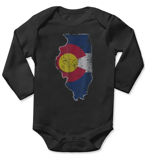 Colorado Illinois Transplant Shirt Long Sleeve Baby One-Piece