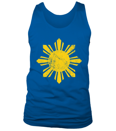 Philippines print Filipino Vintage Sun product Men's Tank Top