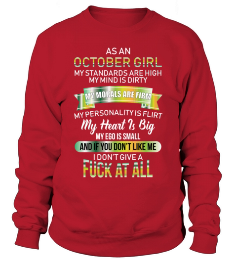 october girl fuck at all Women's Sweatshirt