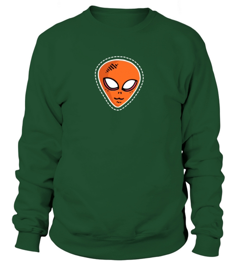 Funny Alien Head On Secret Space Program On Their Women's Sweatshirt
