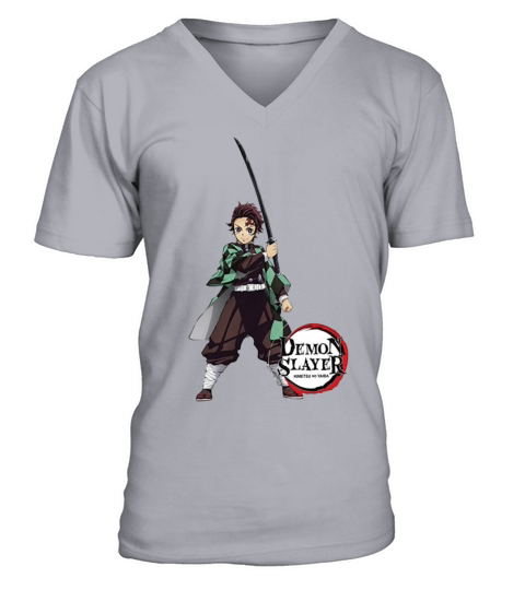 Tanjiro Kamado Demon Men's V-Neck T-shirt