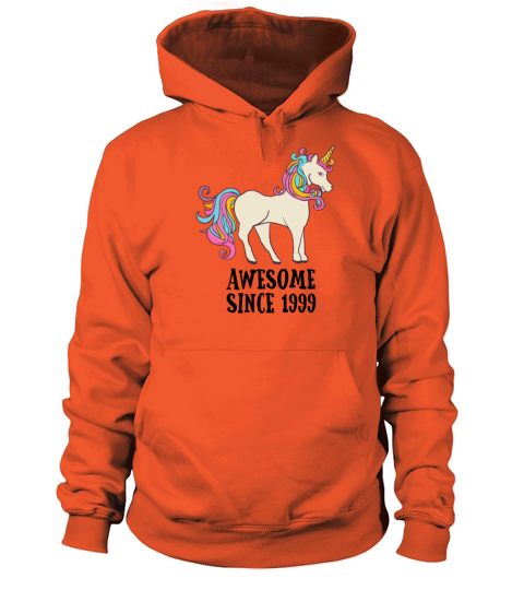 Awesome Since 1999 Unicorn Birthday Gift Women's Hoodie
