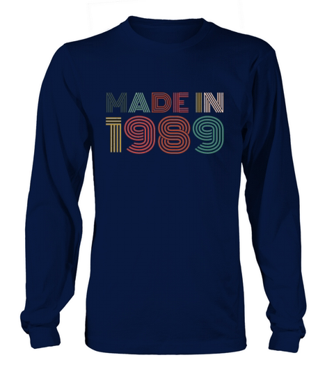 31 st Birthday Celebration Gift Born In 1989 Men's Long Sleeve