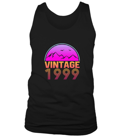 Retrowave Vintage 1999 Birthday Gift Idea Men's Tank Top
