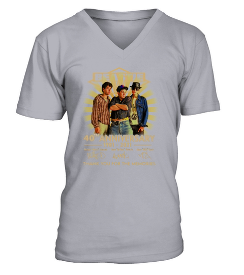 Beastie Boys 40th Anniversary 1981 2021 Thank You For The Memories Signatures V-Neck T-shirt