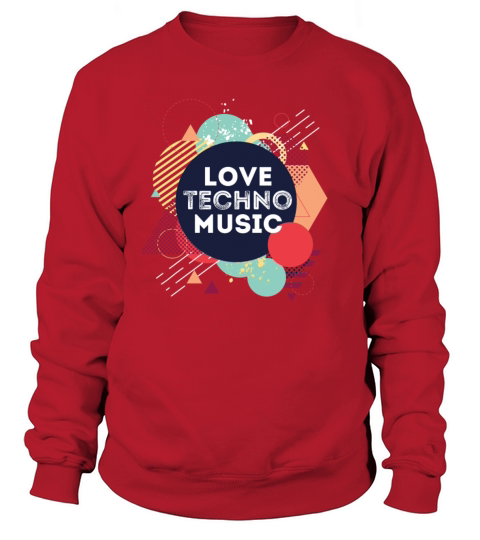 Techno - Love techno music Women's Sweatshirt