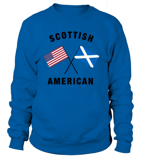 Scottish American Flag Women's Sweatshirt