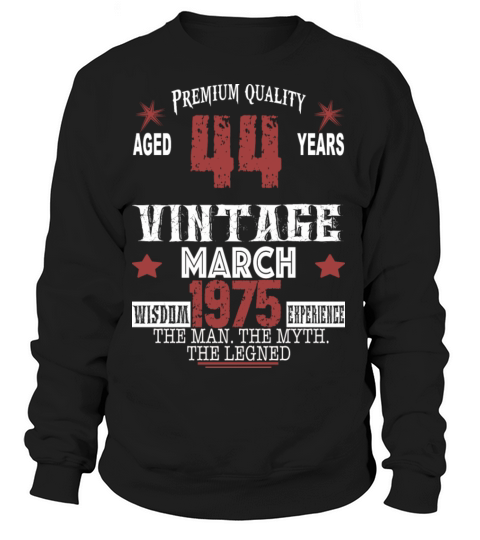 are born in march 1975 Women's Sweatshirt