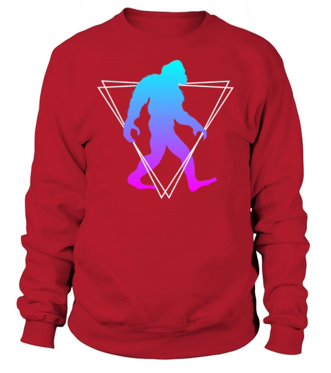 Bigfoot Sasquatch Animal Retro Vintage Gift Men's Sweatshirt