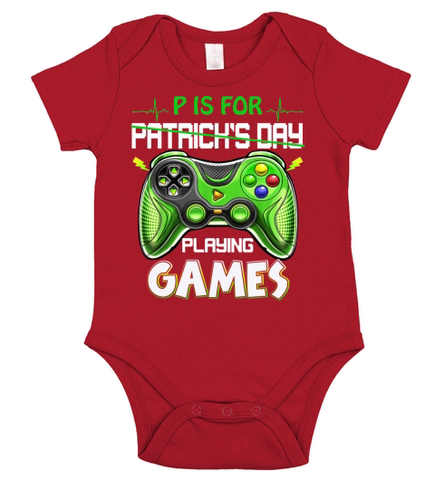 St. Patricks Day   it the most wonderful time for a game Short Sleeve Baby One-Piece