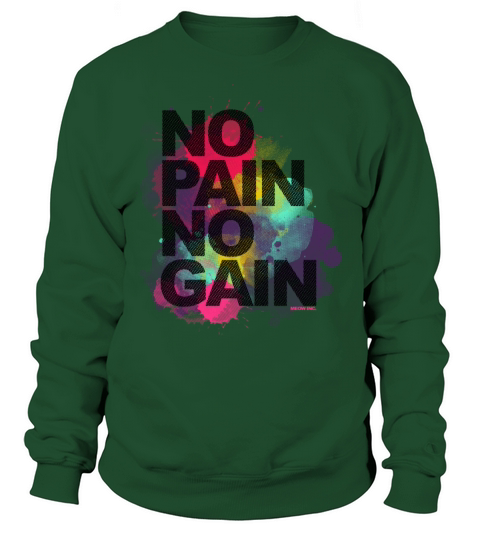No Pain No Gain - Training Fitness Men Women Women's Sweatshirt