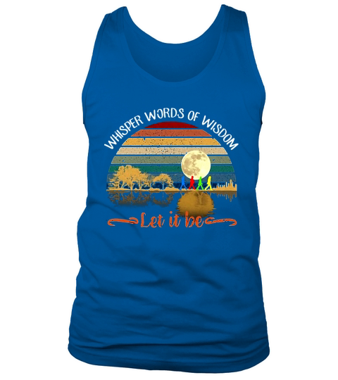 The Beatles abbey road Whisper words of wisdom let it be Tank Top Unisex