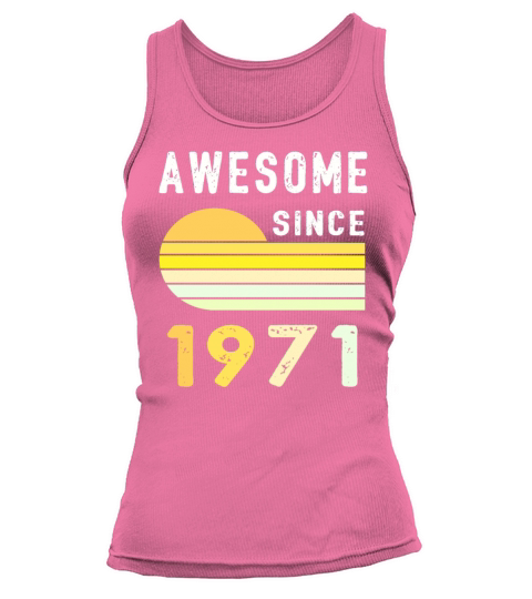 1971 Birthday Retro Vintage Gift Women's Tank Top