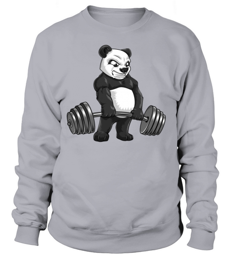 Deadlift Panda Workout Powerlifter Bodybuilder Women's Sweatshirt
