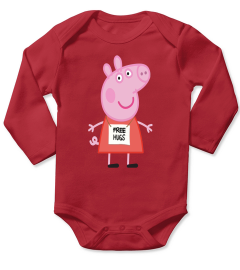 Peppa pig Long Sleeve Baby One-Piece