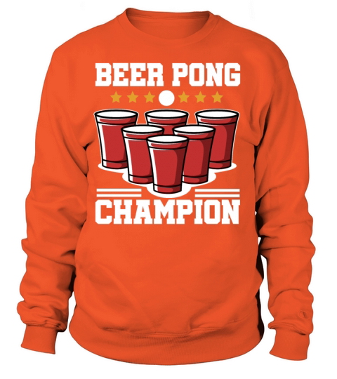 Beer Pong Champion T-Shirt Ball Gift Accessory Women's Sweatshirt