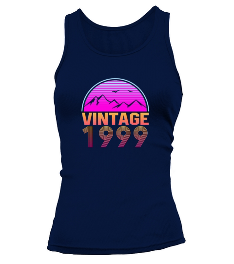 Retrowave Vintage 1999 Birthday Gift Idea Women's Tank Top