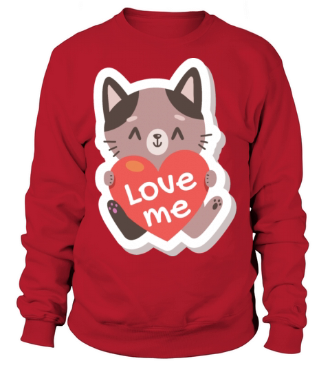 love me adopt me funny art Women's Sweatshirt