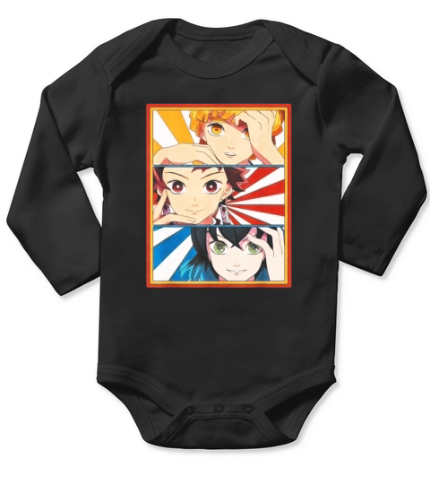 Slayer Demon Anime Classic Long Sleeve Baby One-Piece