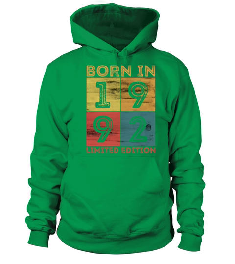 30th Birthday Born In 1992 Limited Edition Vintage Women's Hoodie