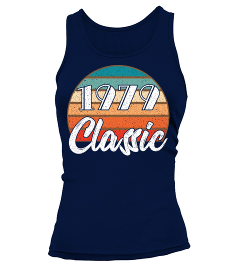 Anniversary Birthday 1979 Classic Colors Design Women's Tank Top