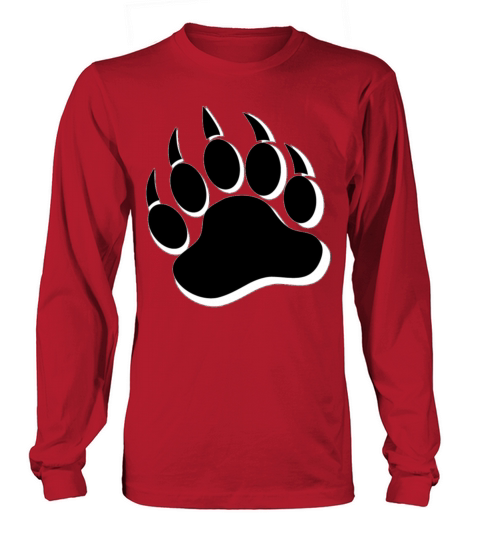 Cool Gay Bears Pride Bear Paw Women's Long Sleeve