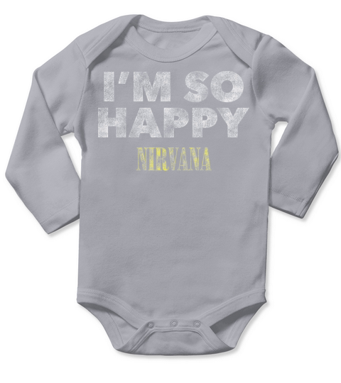 nirvana merch Long Sleeve Baby One-Piece