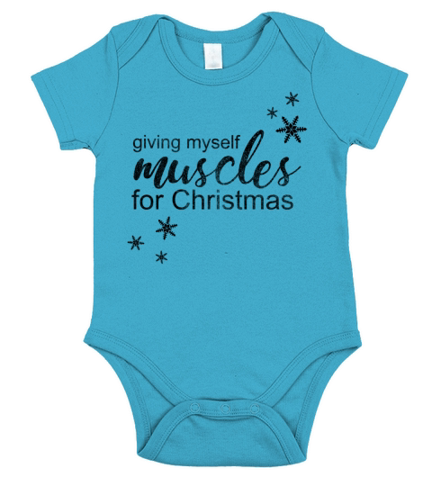Muscles for christmas gift idea sports training Short Sleeve Baby One-Piece