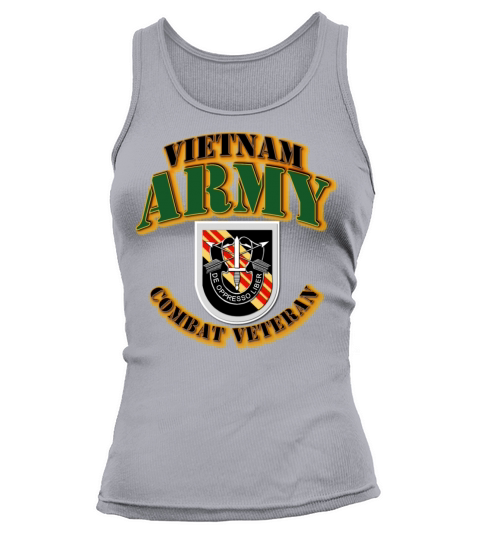 T-Shirt - ARMY - 5th SFG Flash - Vietnam - Comba Women's Tank Top