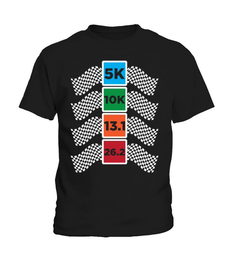 Marathoner Running Marathon Achievements Runner Kids T-Shirt